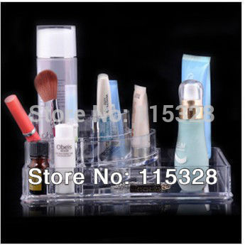 Clear Makeup Organizer on Free Shipping 1pcs Big Makeup Organizer Cosmetic Acrylic Clear Case