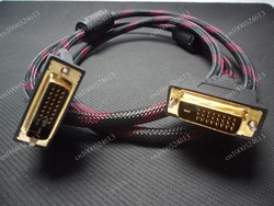 10 FT Dual DVI-D Link to DVI D Cable Male Video 24+1 Wire LCD PC M-M HDTV 3m(China (Mainland))