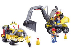 Kazi Engineering Navvy Drill Car Bulldozer 6092 Building Blocks Sets 196+pcs Legoland Educational DIY Construction Bricks Toys(China (Mainland))