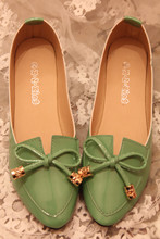New Arrivals Women Candy Color Bow Toe Shoes,Cute Flats,Shoes Woman Fashion. Free Shipping