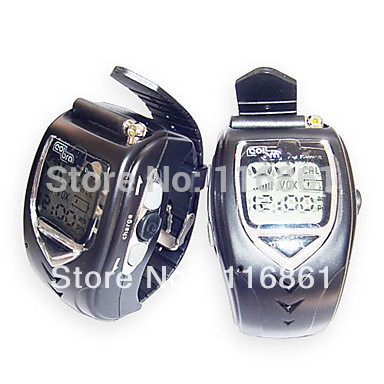 22 Channels Sliver Wrist Watch Style Walkie Talkie with Big Backlight LCD Screen