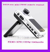 mini F900 HDMI 1080p car GPS DVR dash cam with remote control  vehicle camera free Shipping