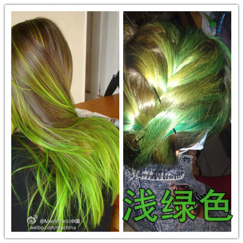 cheap dye hair green