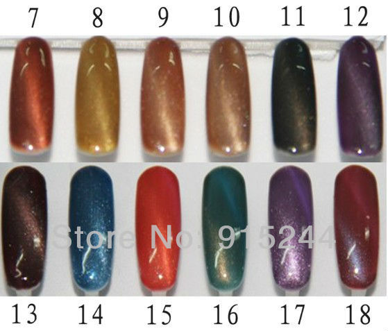 Nail Cat's Eye Magnetic UV Gel Polish nail gel polish oil wholesale quality candycolor nail care tools set nail accessories(China (Mainland))