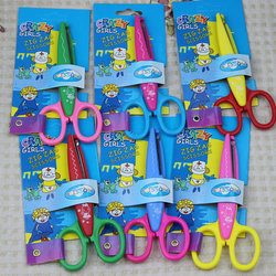 Free shipping Decorative Wave lace Edge Craft Stationery Scissors DIY for Kids Scrapbook Handmade Artwork Card(China (Mainland))