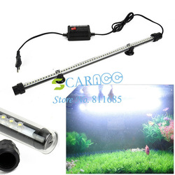 60 LED Bar lights fish tank lamp aquarium Submersible Stripe light Waterproof White 220V EU Plug free shipping CTK0535(China (Mainland))