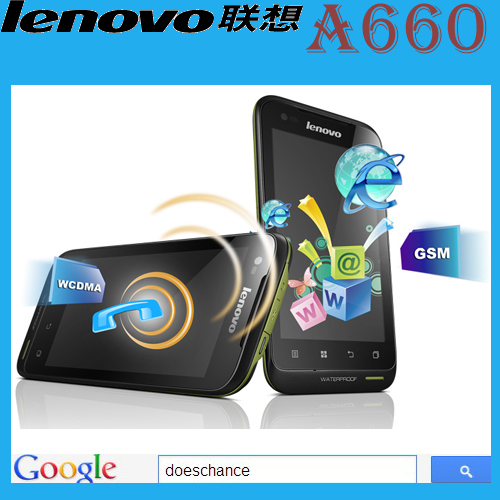 Original Lenovo A660 phone russia polish menu three anti mobile phone dual core 1 2G cpu