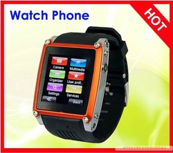 free shipping New 1.54''HD display Support JAVA 2.0 Bluetooth WAP MQ668 Ultra-thin watch mobile phone(China (Mainland))