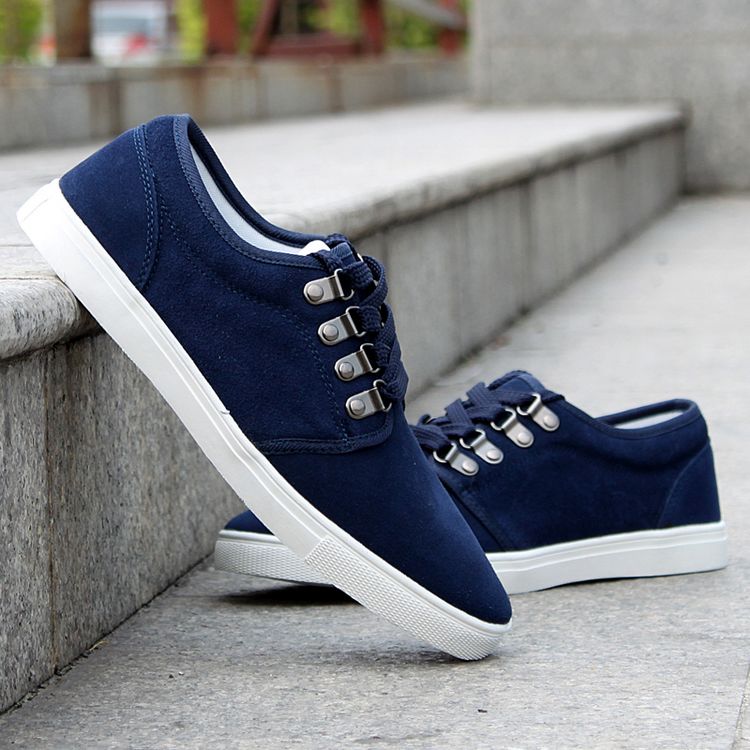 Free Shipping 2013 men's male casual martin shoes denim platform genuine leather skateboarding shoes Wholesale Price(China (Mainland))