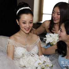 New arrival 2012 handmade beading sweet princess luxury quality train wedding dress maternity