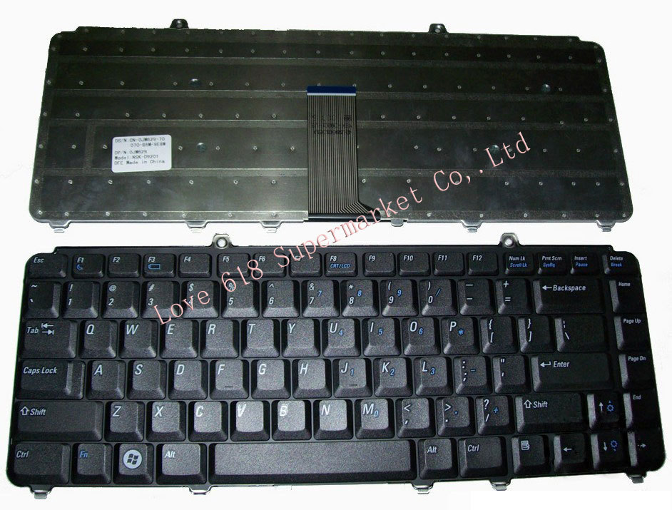 Free shipping wholesale 5pcs/lot Laptop Keyboard for dell 1525 1526 1420 1400 1525 1520 1521 M1330 M1530 US Black keyboard(China (Mainland))