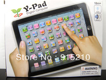 Wholesale ABC English learning toys YPad with Music and Led Light Y Pad English computer educational