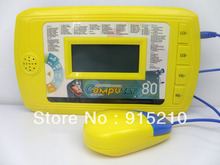 Free shipping color screen computer with mouse and 80 function new color monitor educational English laptop