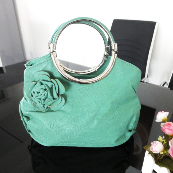 2013 de primavera y verano flor bolso de mujer de moda casual elegante bolso de mano bolso de mano la bolsa peque&ntilde;a bolsa del recorte