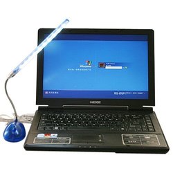 Bright 10 LED Flexible USB Light Desk Lamp for Laptop Desktop, Free Shipping Wholesale(China (Mainland))