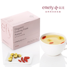 Emely chrysanthemum tea boxthorn tongxiang chrysanthemum zhongning medlar herbal tea combination