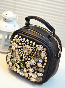 PROMOTION Genuine Leather Bags Women Handbag Flat Shape Shoulder