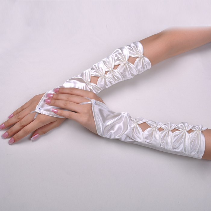 (Min.Order $20) The wedding gloves bridal gloves wedding dress formal dress gloves mitring 03(China (Mainland))