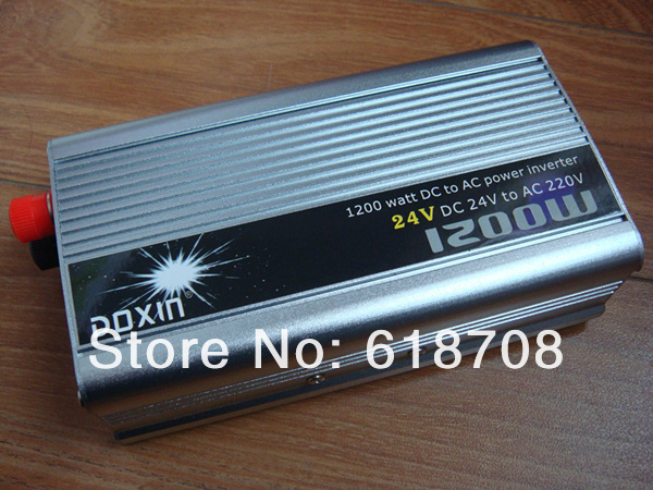 1200W 1200 Watt Boat Car Truck Modified sine wave Power Inverter Change 24V DC to 220V AC New(China (Mainland))