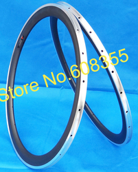 Clincher Rim 50mm , 38MM - Full carbon Matt Matte road bike Bicycle 700C wheels rim with Alloy Brake Surface(China (Mainland))