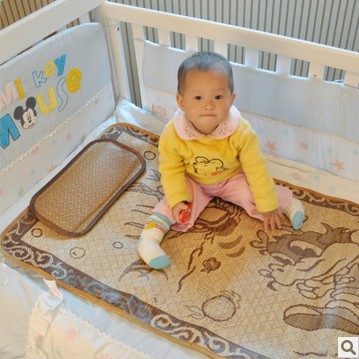 Pororo младенцы постельные принадлежности листов младенческая sleepping циновка комплект с подушка младенцы лето продукты
