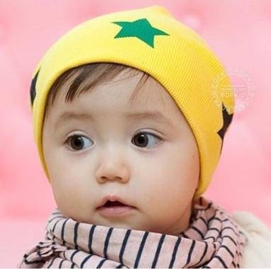 Pocket 1 hat baby spring and autumn baby hat piles cap labeling infant turban(China (Mainland))
