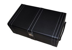 Quality double leather box wine box wine box packaging box 5 piece set wine kit wine accessories(China (Mainland))