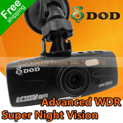 100% Original Car DVR Recorder DOD LS300W with Advanced WDR Super Night Vision + 1080P 30FPS + G-Sensor + F1.6 Big Aperture(China (Mainland))