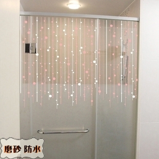 Bathroom Wall Stickers on Wall Stickers Sliding Door Sofa Bathroom Entranceway Glass Stickers