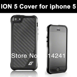 New arrival Element ION 5 - Black w/Matte Carbon Back cover case for iphone 5 5g with retail box free shipping(China (Mainland))