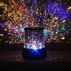 Free Shipping New Dreamlike Colorful Star Master Night Light Novelty Amazing LED Sky Star Master Light Projector Lamp Night Lamp(China (Mainland))