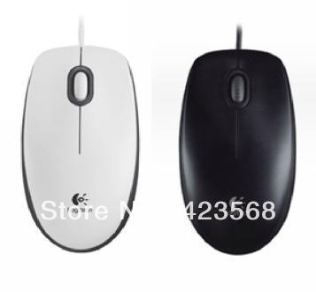 Free Shipping Logitech M100R USB Wired Optical notebook desktop mouse sales promotion(China (Mainland))