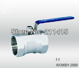 Sanitary stainless steel one pcs Ball valve(weld,thread,clamp).Free shipping(China (Mainland))