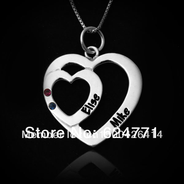 ... bijoux, personnalisée de bijoux, coeur en argent collier coeur avec ... bijoux, personnalisée de bijoux, coeur en argent collier coeur avec