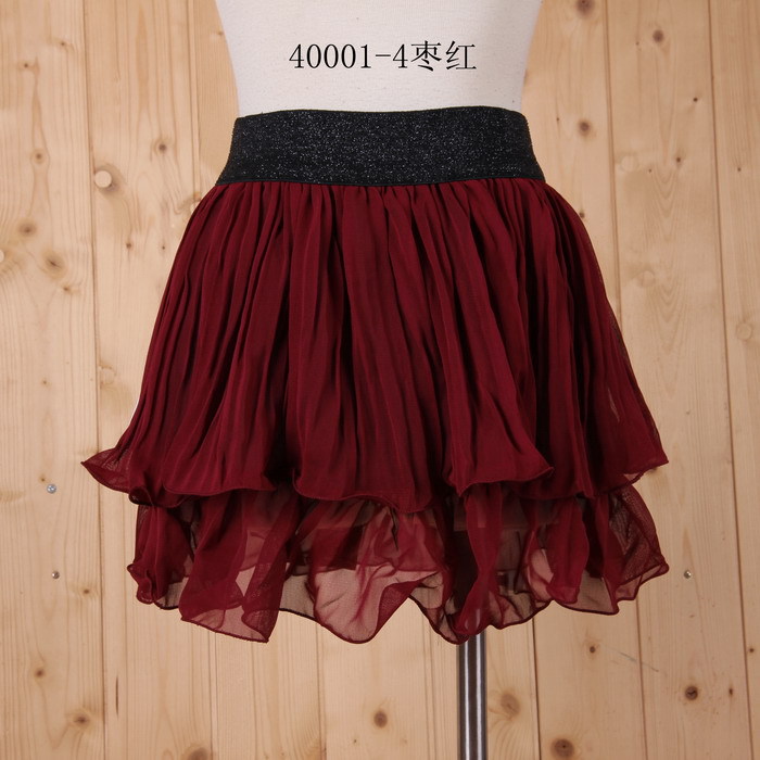 The Ascott yield 40001-4 maroon Join Japan and South Korea women's European and American original single foreign trade skirt Pot(China (Mainland))