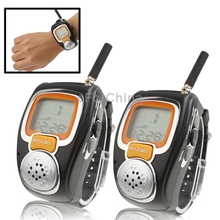 Freetalker Watch Walkie Talkie, Up to 6km of Range, (2pcs in one packaging, the price is for 2pcs), Only US Plug