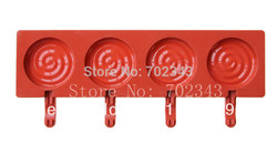 Silicone Non Stick Cake Pop Mold Lollipop Shaped Mould Baking Tray(China (Mainland))