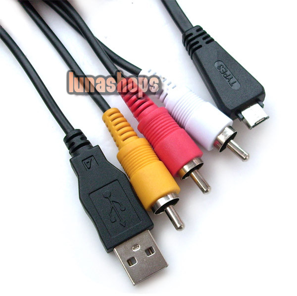 Купить USB кабель av для sony dsc-w350 dsc-w380 vmc-md3 в интернет ...