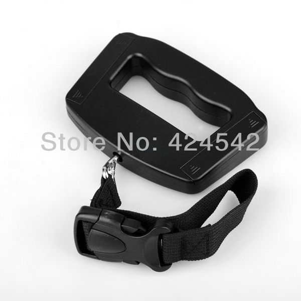 Free Shipping Hotsell 50Kg/10g LCD Electronic Portable Hanging Luggage Weight Hook Digital Scale(China (Mainland))