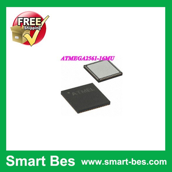 Free shipping by Singpore post 2pcs lot ATMEGA2561 16MU ATMEGA2561 ATMEL QFN64 IC Electronic Components