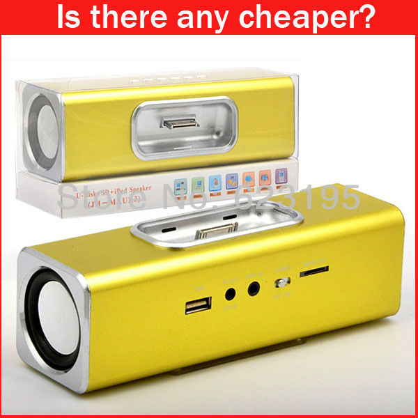 Gratis verzending mini draagbare muziek engel speaker voor iphone/ipod ...