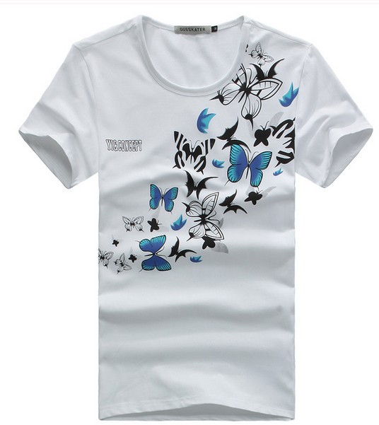 New wholesale! fashion tops Simple and elegant men's Letter Printed short sleeve t shirt T-shirt dropship 28(China (Mainland))