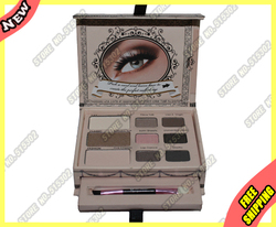Cosmetic Makeup Urban Naked 9 Color Eye shadow Nude Natural Eyeshadow Palette AF0-1 Salmon Wholesale(CC BB Cream Liner Brow Balm(China (Mainland))