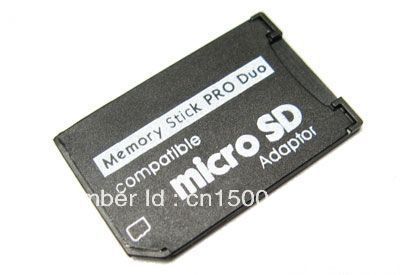 10 Pcs Micro SD SDHC TF to Memory Stick MS Pro Duo PSP Adapter 4gb 8gb 16gb 32gb Sony +Plastic boxes(China (Mainland))