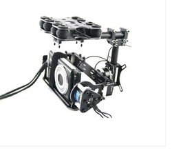 Brushless motor Control Gimbal PTZ Camera Mount for Card Camera Gopro ILDC FPV(China (Mainland))