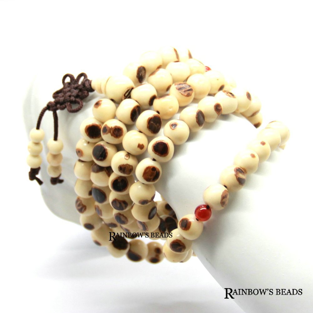 Wholesale 5pcs/lot Natural Bodhi Rosary, 8x108mm Tibetan Prayer Beads Mala Necklace, Fashion Bodhi Bracelets(China (Mainland))