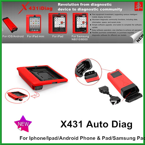 [Launch Authorized Distributer] 2013 Top-rated Hot selling X431 Auto Diag OBD Scanner for Android System and ALL OIS DHL Free(China (Mainland))