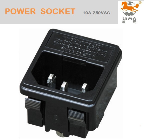 IPZ-3 manufacture 10A 250V ac power socket(China (Mainland))
