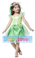 Free Shipping Girl Princess Tinkerbell Ballet Dance Dress Fairy Tutu Leotard Costume(China (Mainland))