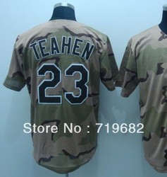 Free Shipping Chicago #23 Mark Teahen Men's Baseball Jersey,Embroidery and Sewing Logos,Size M--3XL,Accept Mix Order(China (Mainland))